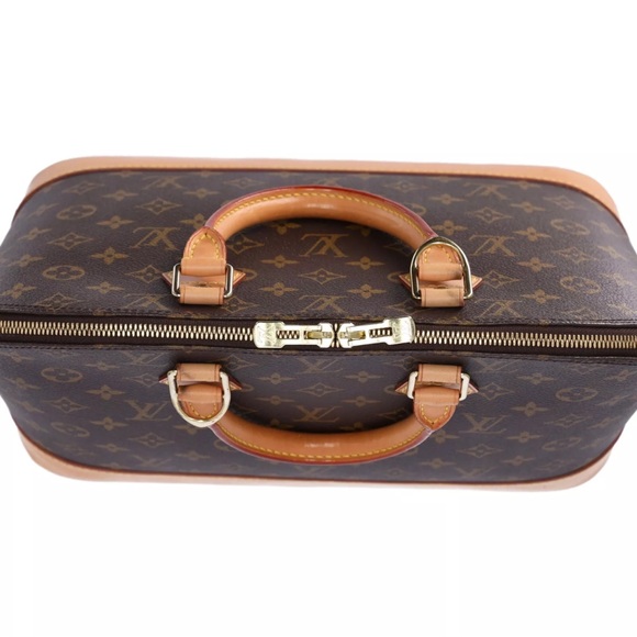 Louis Vuitton Monogram Alma Brown M51130 Dome Top Zip Satchel - Picture 5 of 17